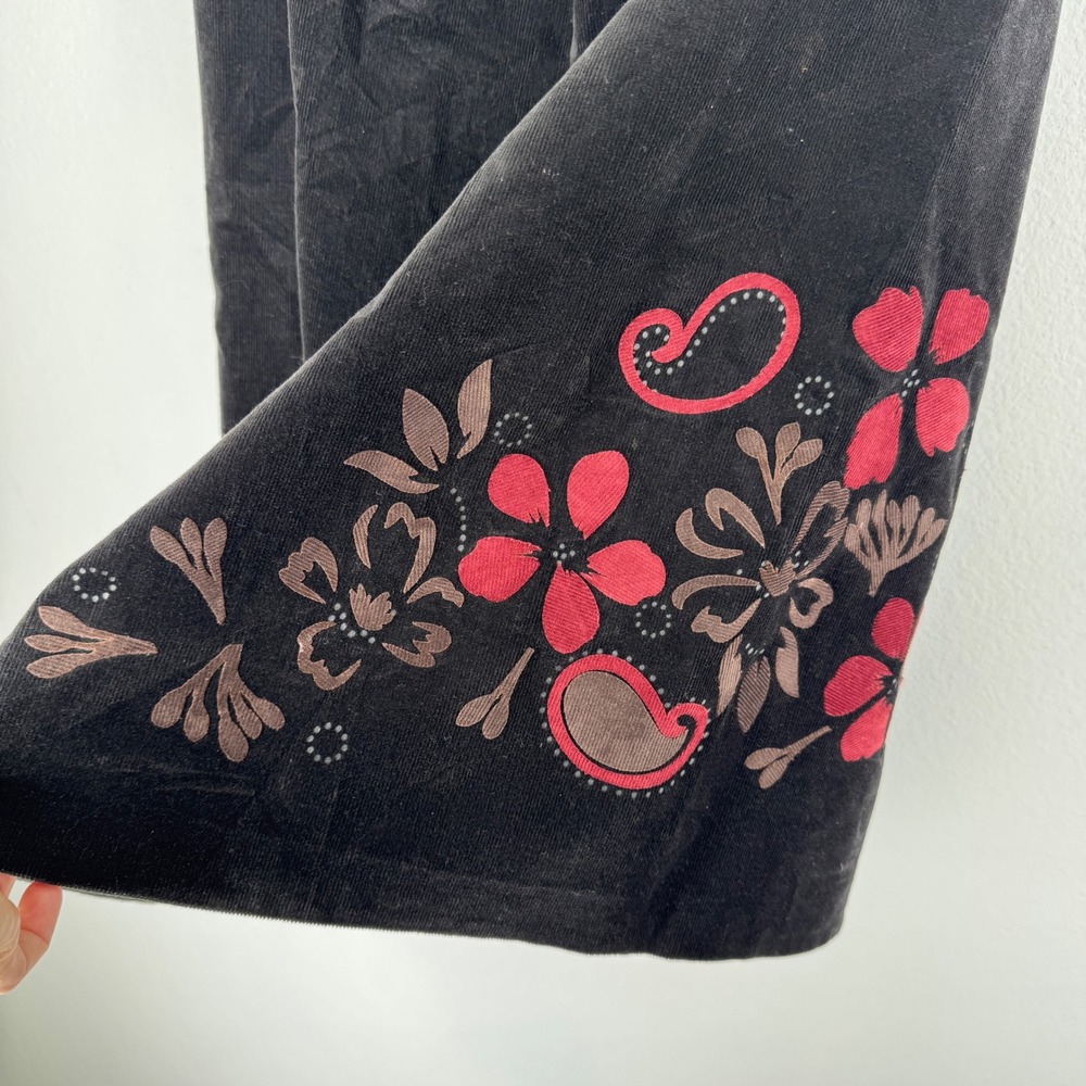 Elements Womens Corduroy Patchwork Midi Skirt Sz … - image 4